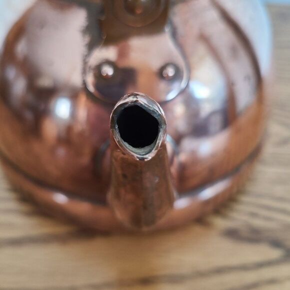 Vintage Douro B&M Copper Stovetop Tea Kettle Teapot No Lid Made in Portugal - Picture 10 of 11